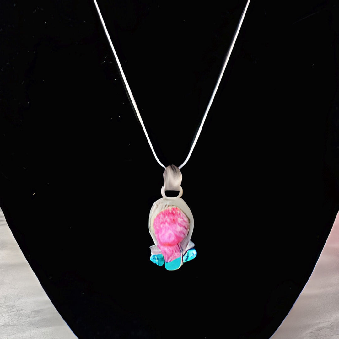 Pink Turquoise Pendant