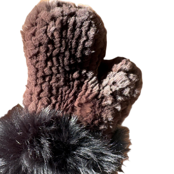 Morris Kaye Rabbit/Fox Mittens
