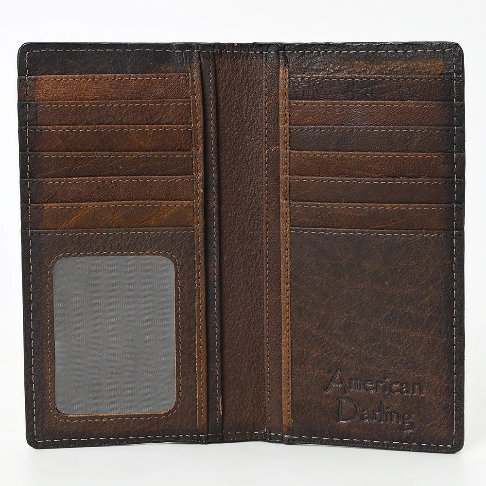 American Darling Cowhide Engraved Wallet