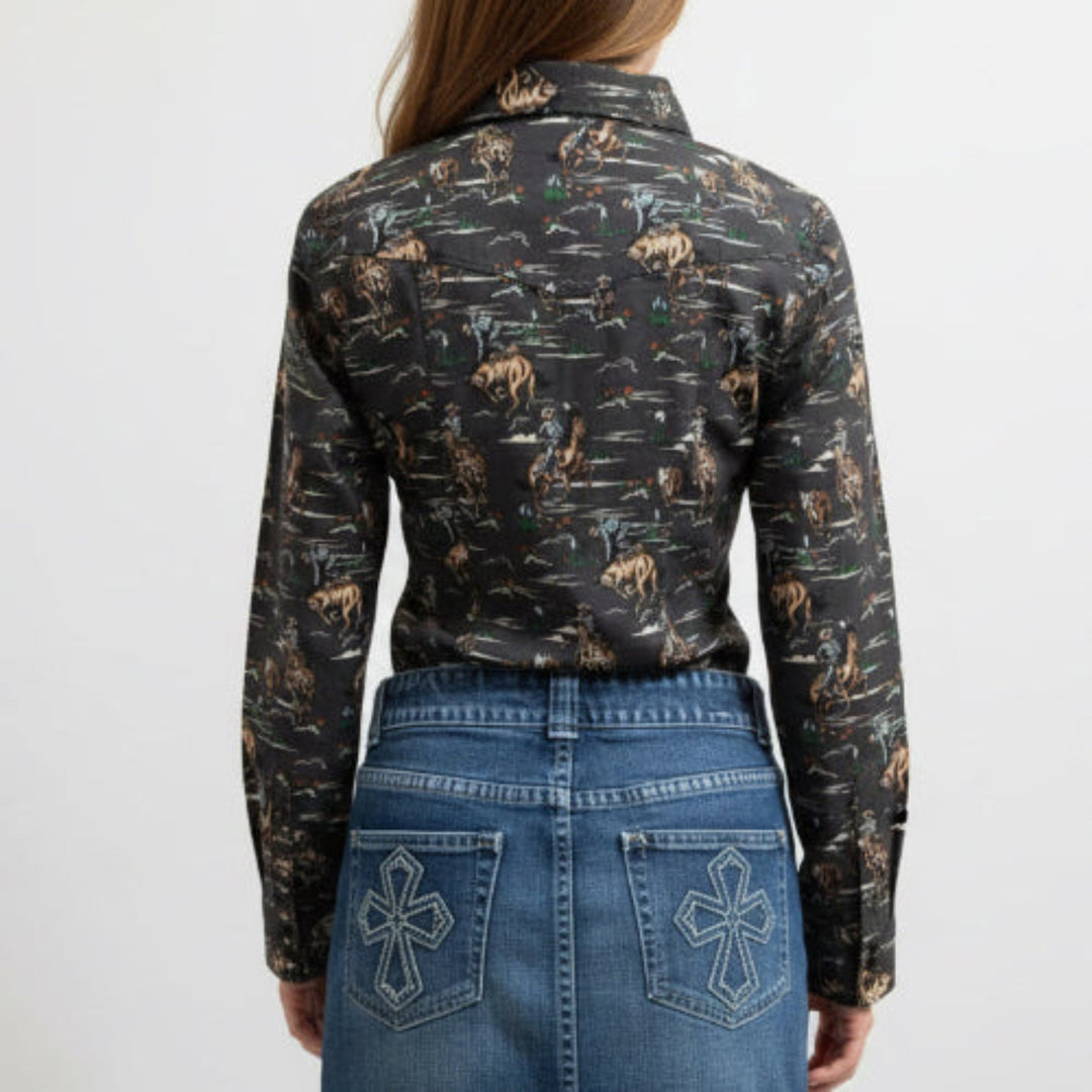 Rock & Roll Cowgirl Vintage Inspired Conversational Snap