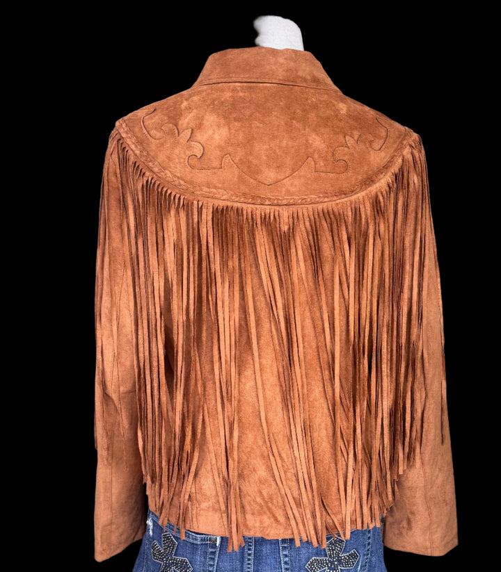 Panhandle Micro Suede Fringe Jacket