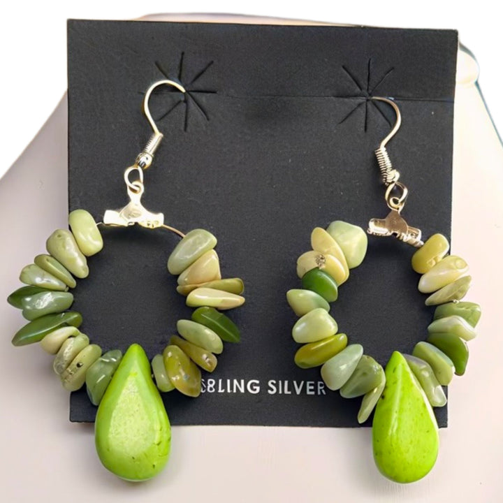 Gaspeite Jewelry Set