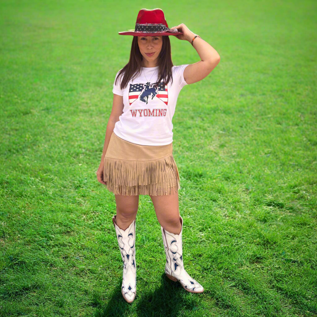 Patriotic Wyoming T-shirt