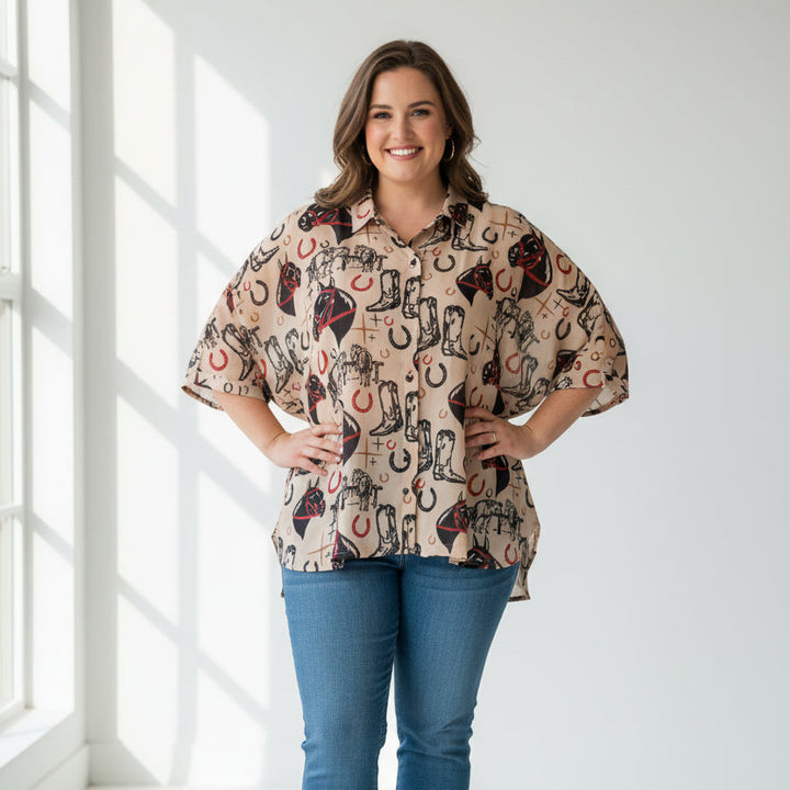 Westy Horseman Blouse