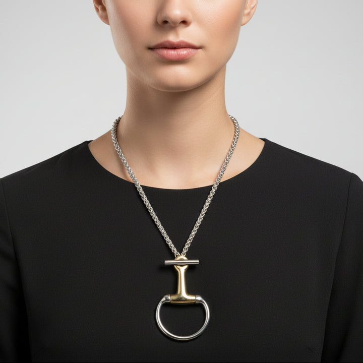 V2 Designs Snaffle Bit Necklace