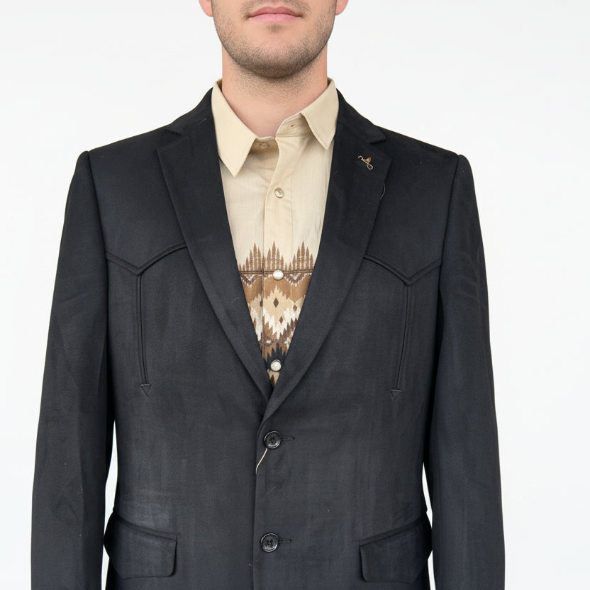 Platini Men's Micro Suede Blazer