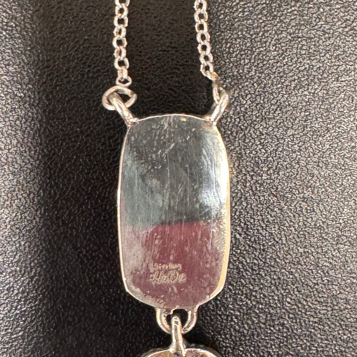 White Buffalo/Kingman Turquoise Lariat