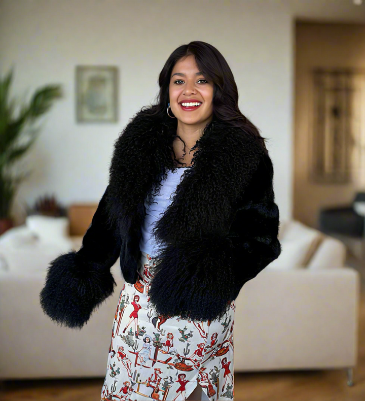 Morris Kaye Rabbit Lamb Jacket