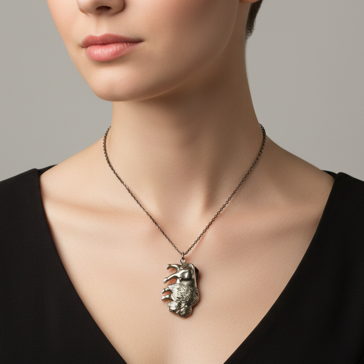 Hidden Knife Buffalo Necklace