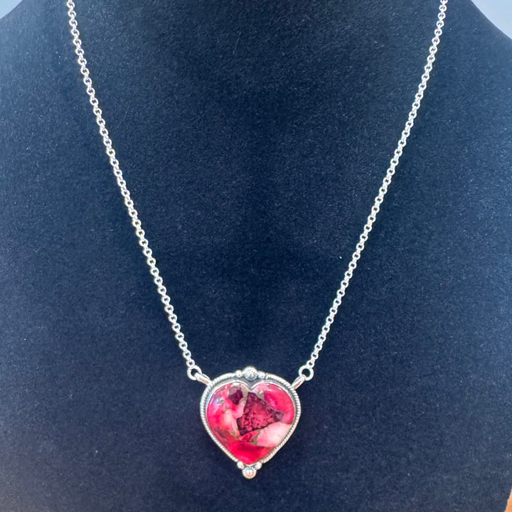 Rose Dahlia Heart Pendant-1