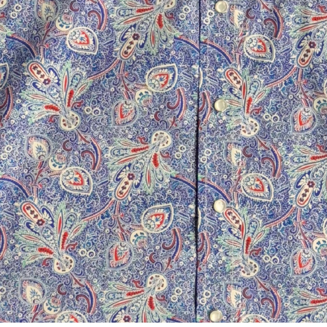 Panhandle Blue Paisley Shirt