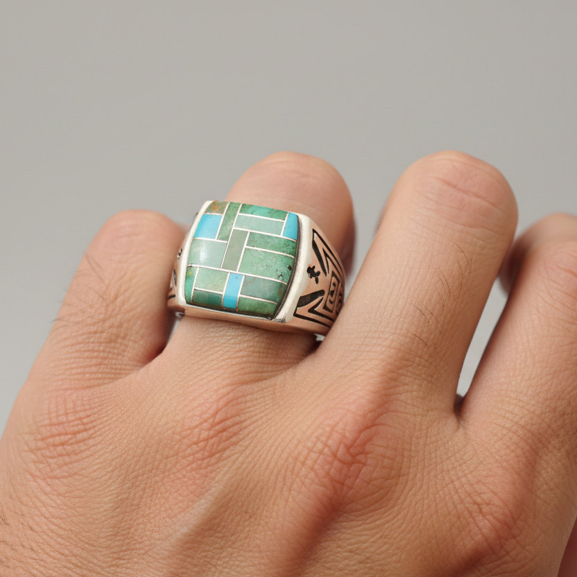 Sonoran Gold Inlay Ring