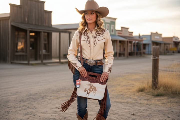 American Darling Western Scene Crossbody