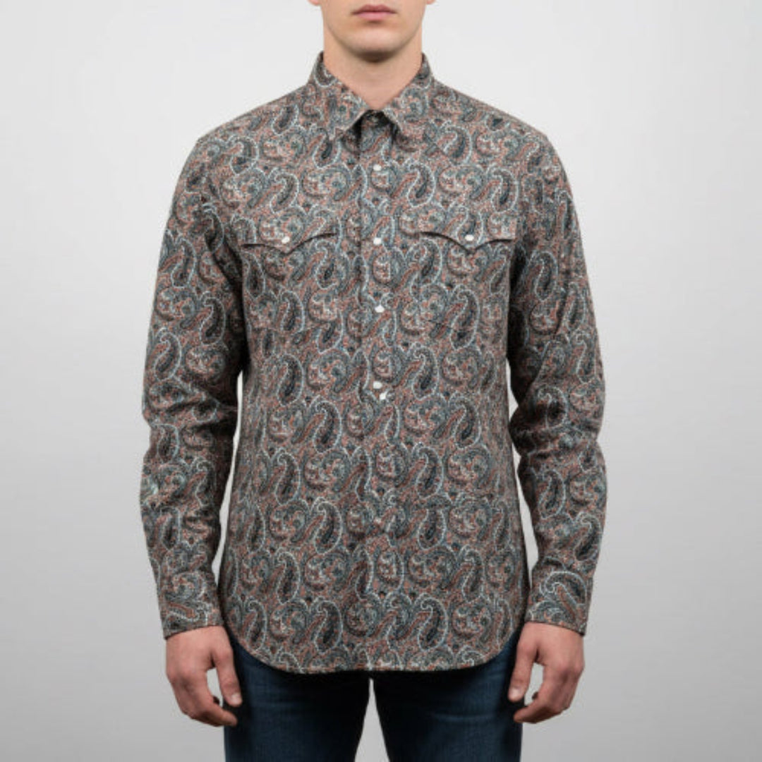 Panhandle Green/Camel Paisley