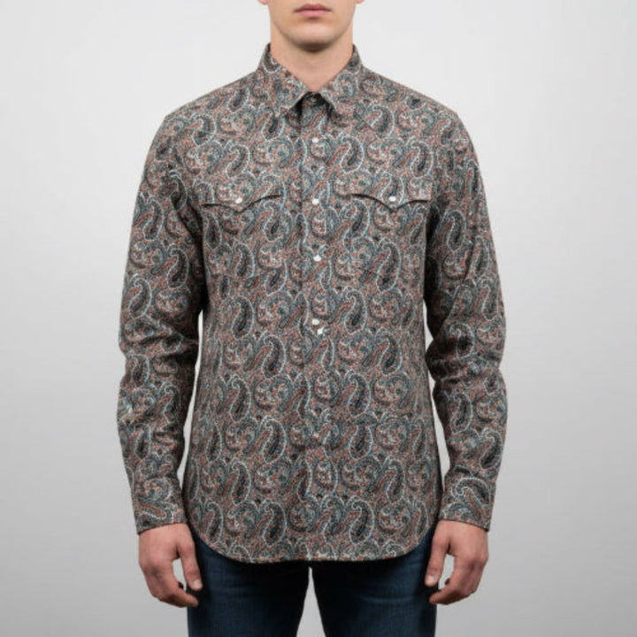 Panhandle Green/Camel Paisley