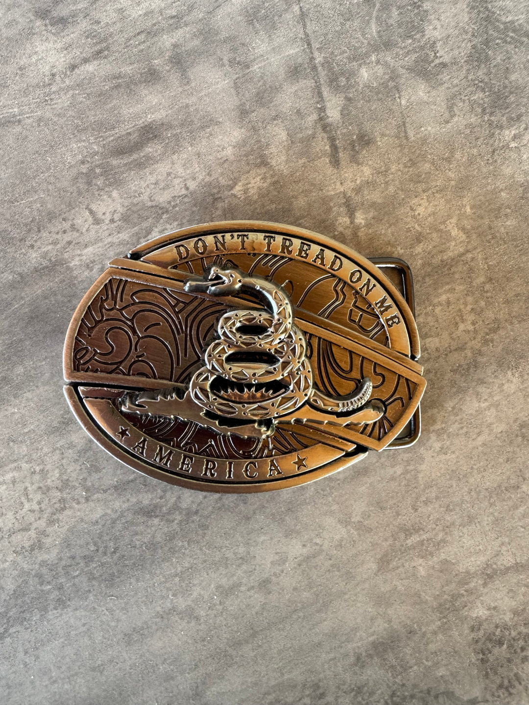 Hidden Knife Belt Buckle