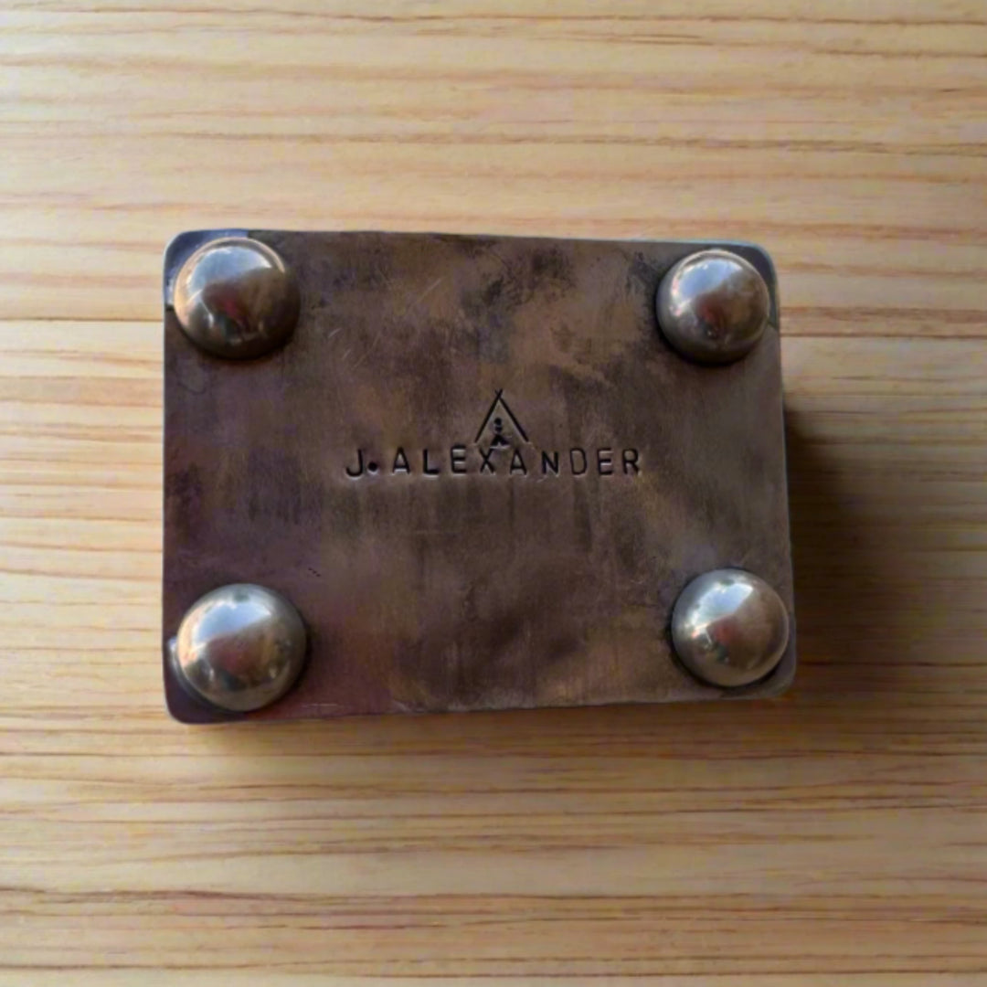 J Alexander Silver Jewelry Box