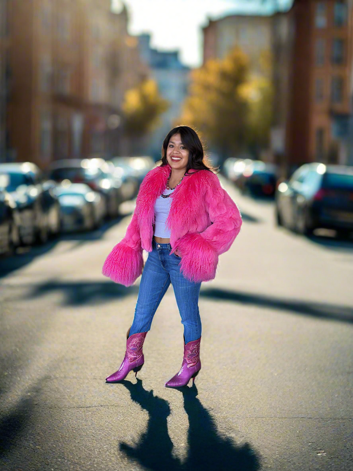 Morris Kaye Rabbit Lamb Jacket