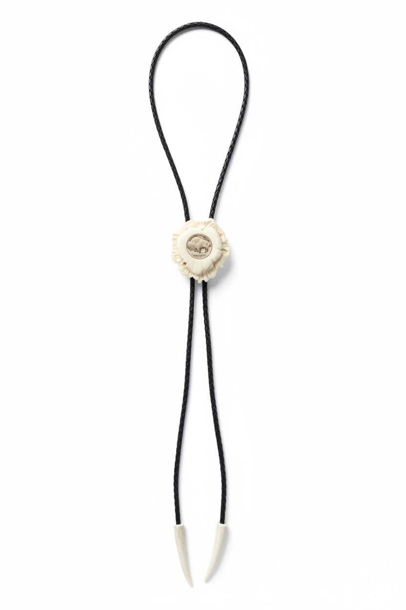 Buffalo Coin Antler Bolo