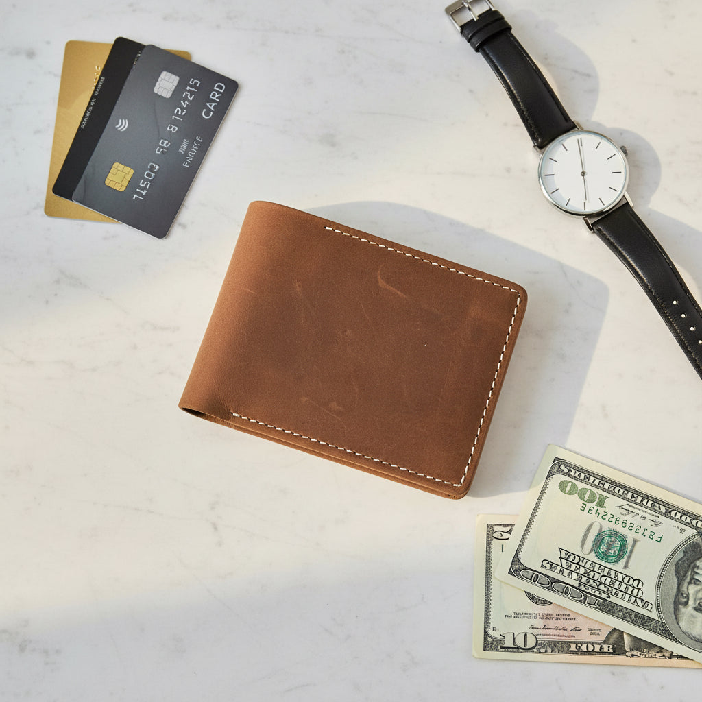 Ariat Trifold Men's American Flag Wallet