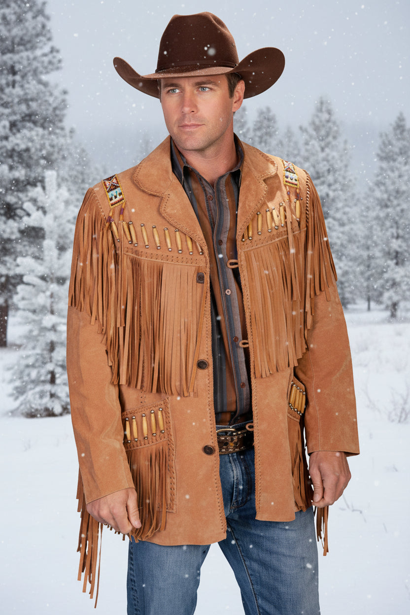 Scully Fringe and Beaded Jacket