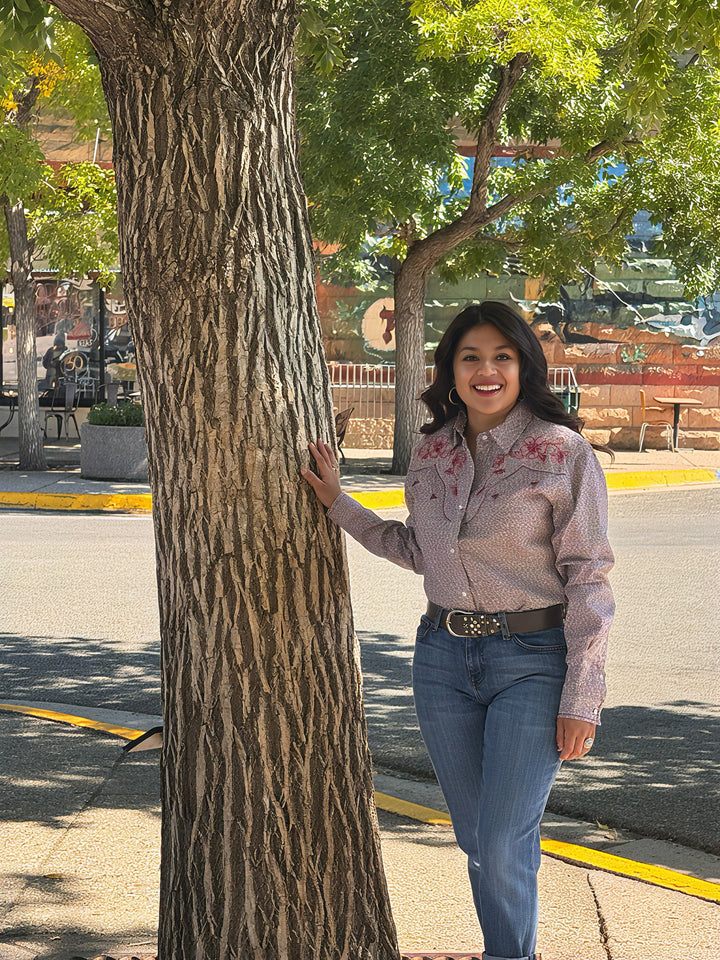 Panhandle Floral Embroidered Shirt-RoghStock