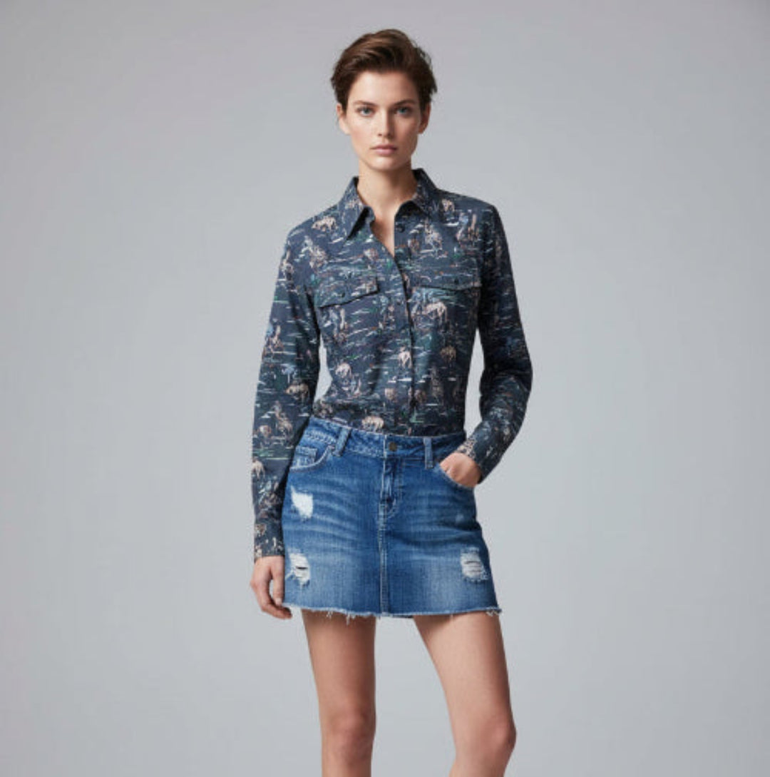 Rock & Roll Cowgirl Vintage Inspired Conversational Snap