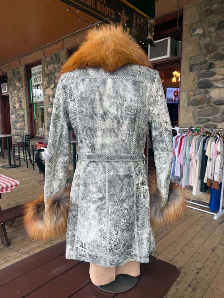 Dirty White Gold Fox Jacket