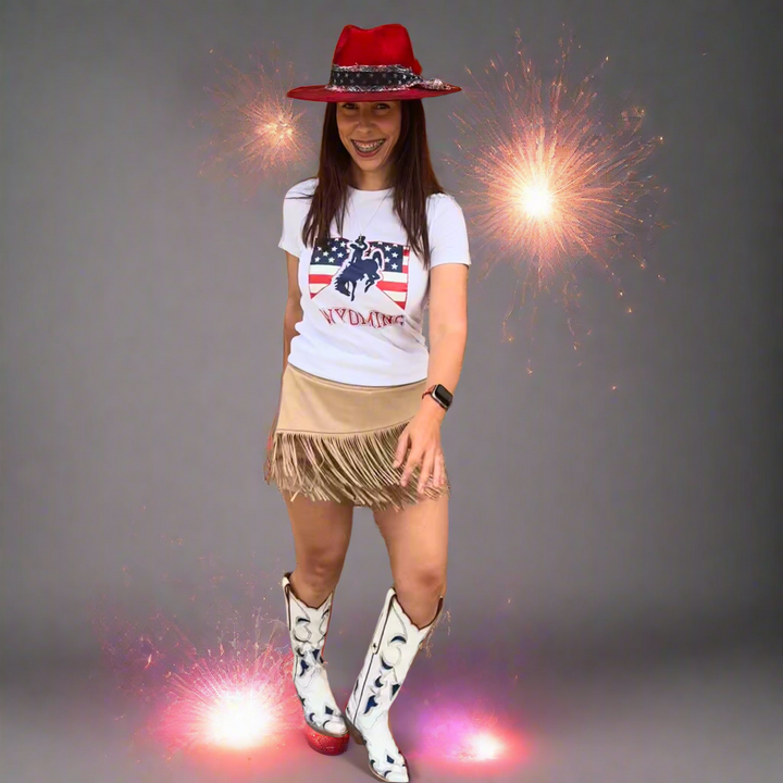 Patriotic Wyoming T-shirt