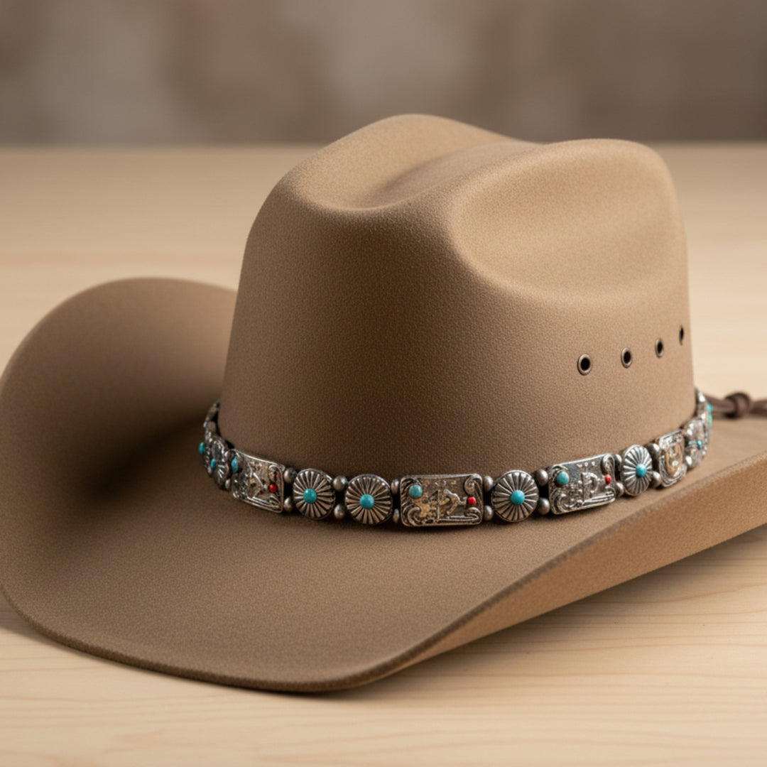 Concho Hat Band