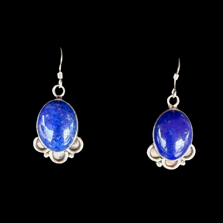 Lapis and Silver Earrings