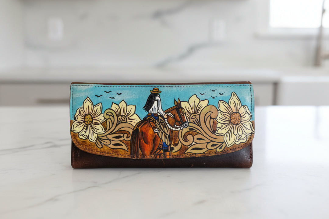 American Darling Western Painted Crossbody/Clutch
