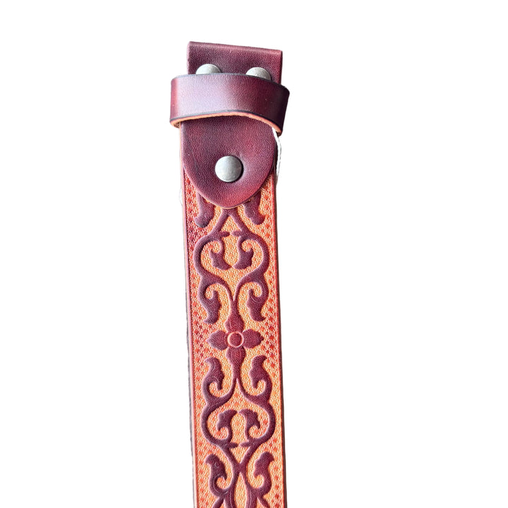 Tooled Coffee Belt