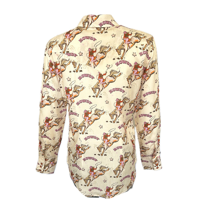 Rockmount Women’s Nat./ Pink Bronc Rider Snap