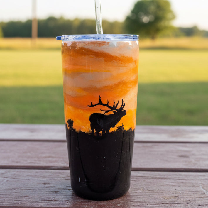 Locally Hand Painted Tumblers