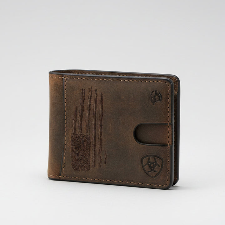 Ariat Bifold Men's Rugged Flag Wallet