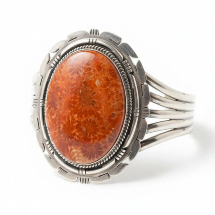 E. Estitty Starburst Jasper Cuff