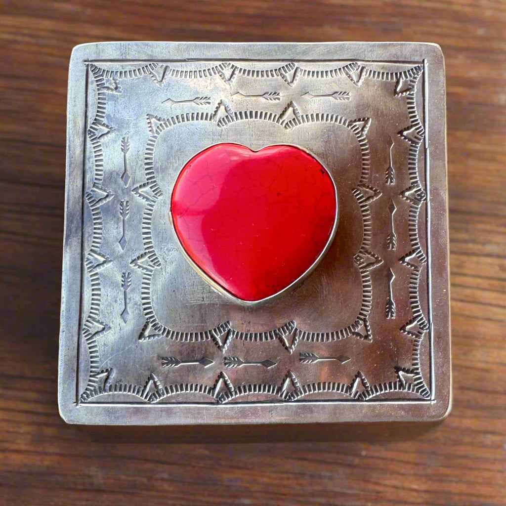 J Alexander Silver Jewelry Box