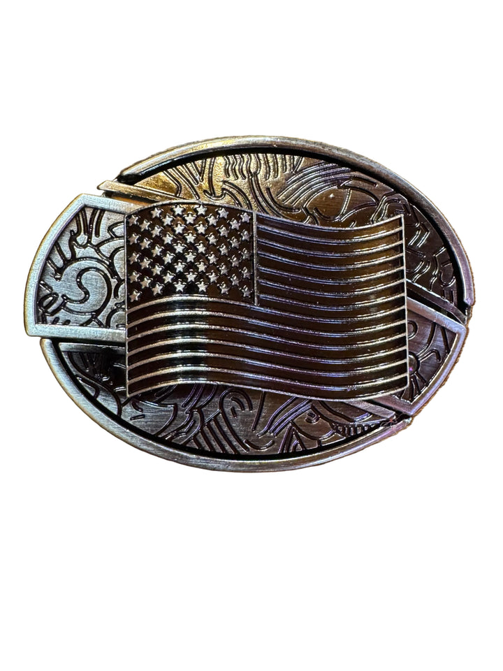 Hidden Knife Belt Buckle