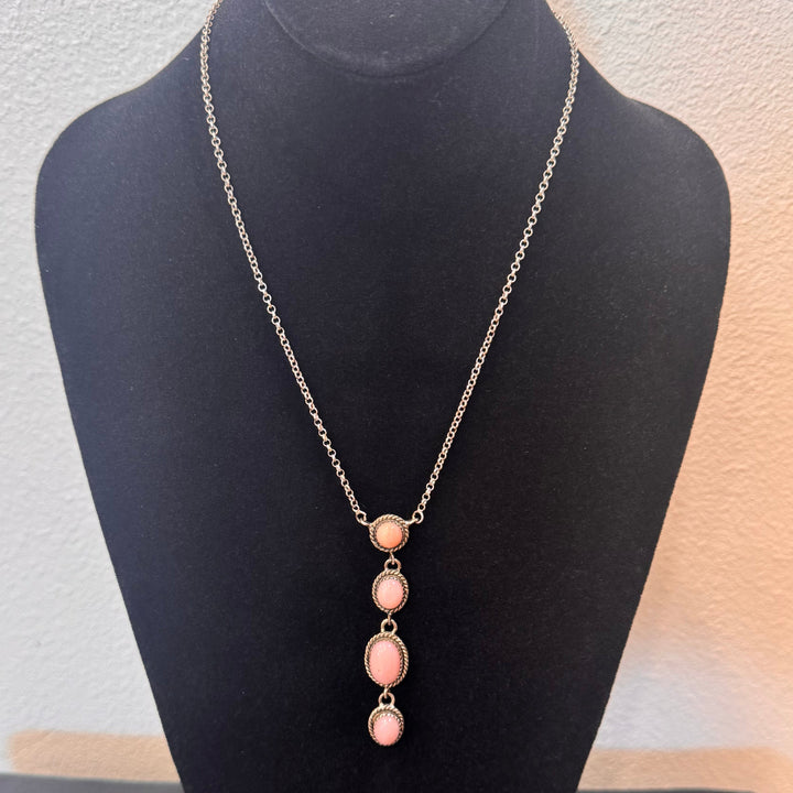 Pink Conch Lariat