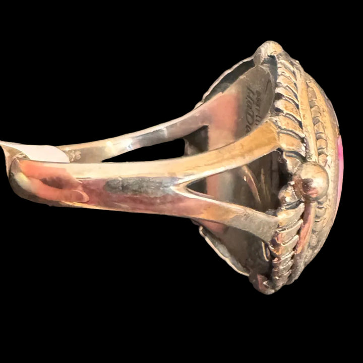 Oval Rose Dahlia Ring