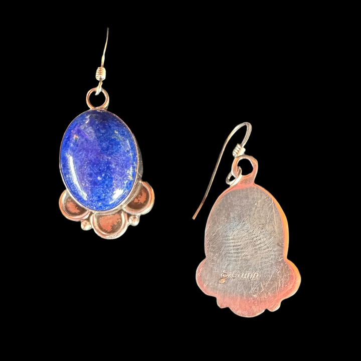 Lapis and Silver Earrings