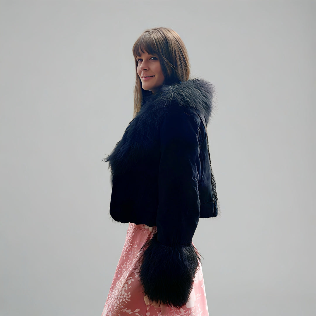 Morris Kaye Rabbit Lamb Jacket