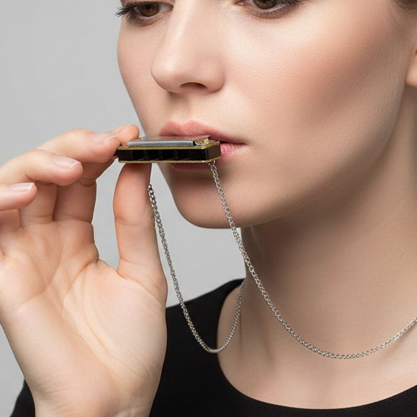 Harmonica Necklace