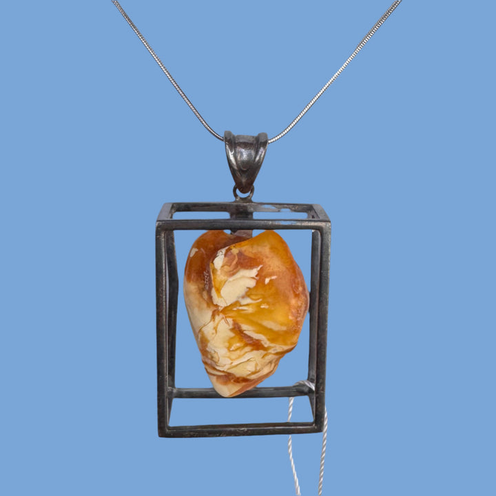 Raw Amber Pendant