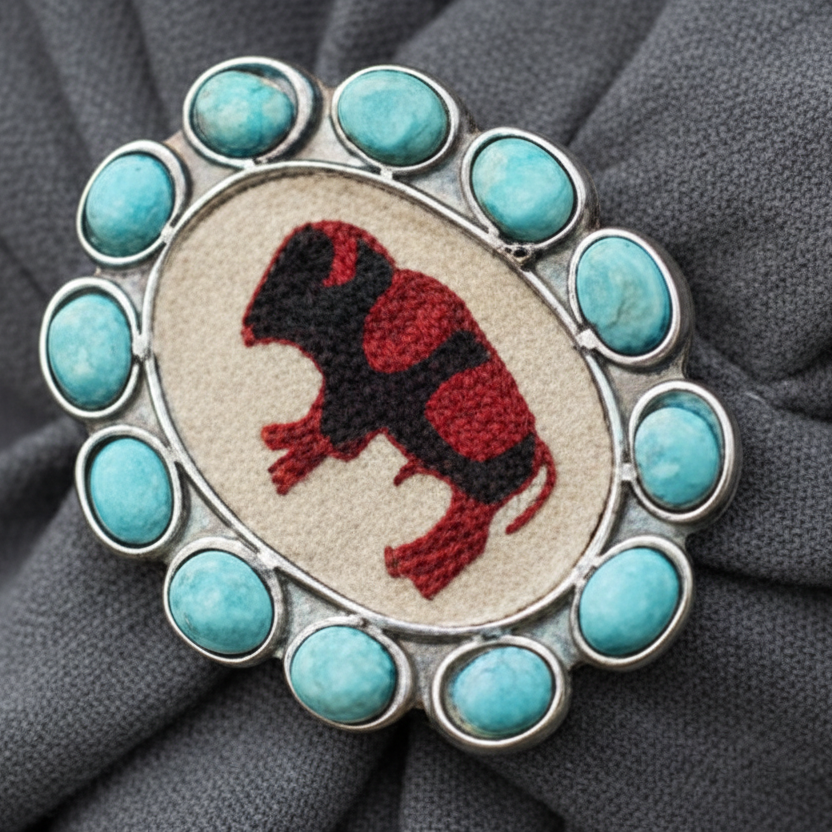 Buffalo Scarf Slide