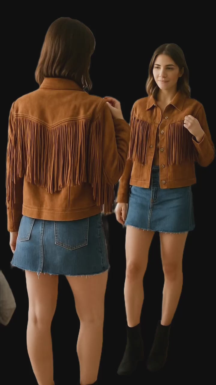 Panhandle Micro Suede Fringe Jacket