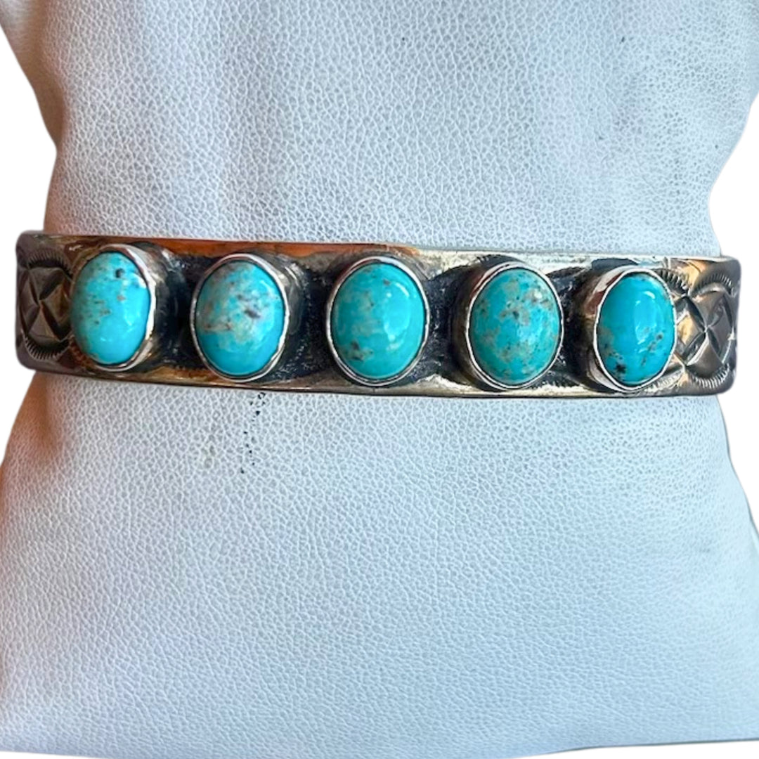 Chimney Butte Kingman Turquoise Cuff
