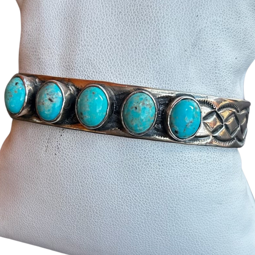 Chimney Butte Kingman Turquoise Cuff